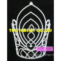 rhinestone colorful real diamond queen style tiara crown